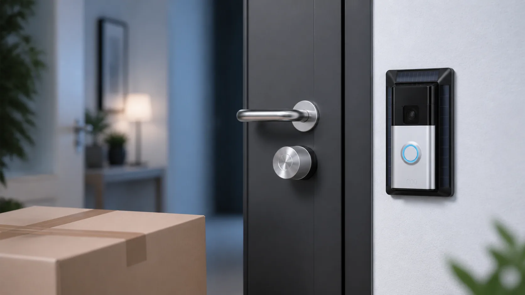 Sonnette vidéo et serrure connectée pour la maison