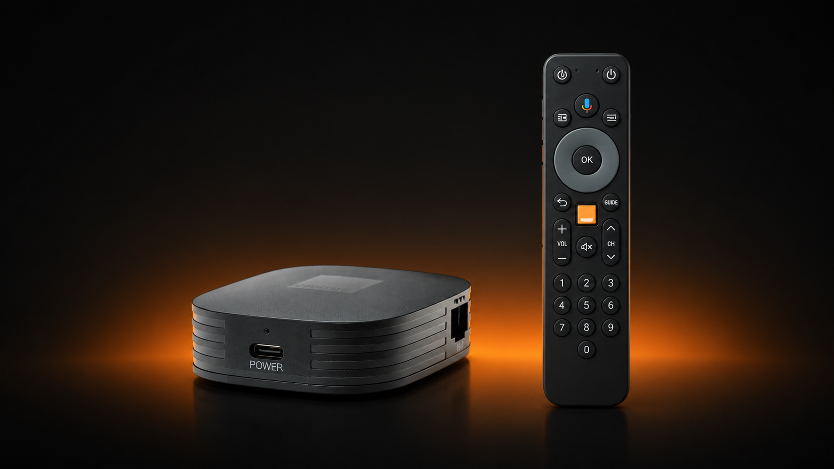Nouvelle TV Box Orange Belgique et sa télécommande