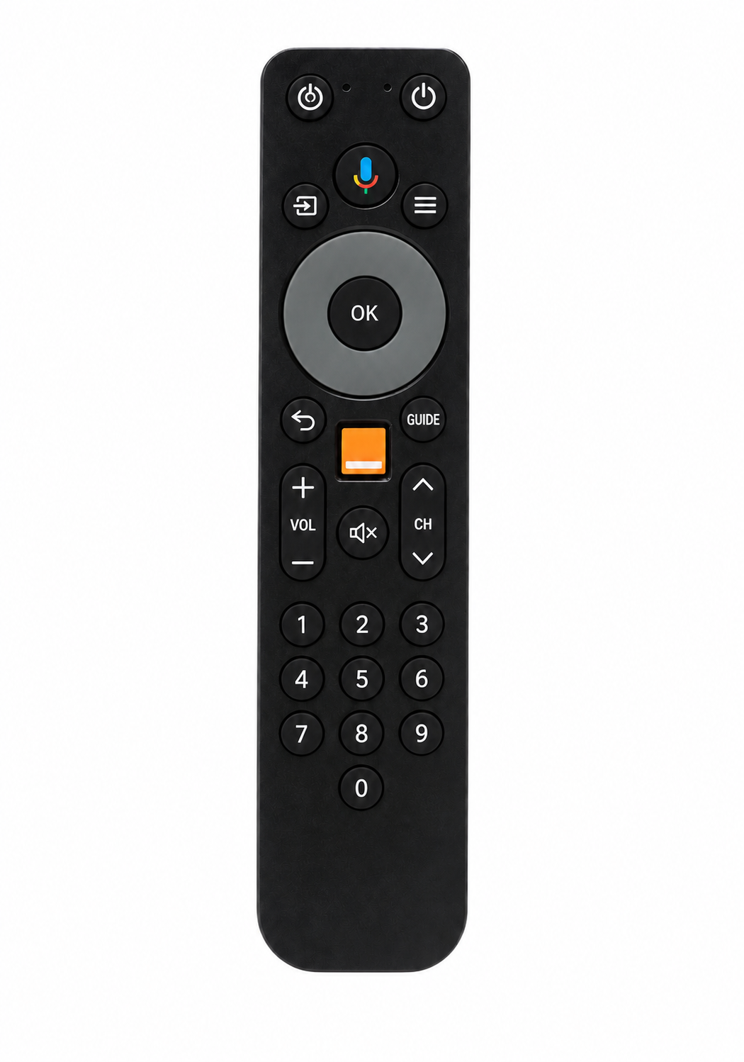 Nouvelle télécommande Orange TV avec boutons repérés