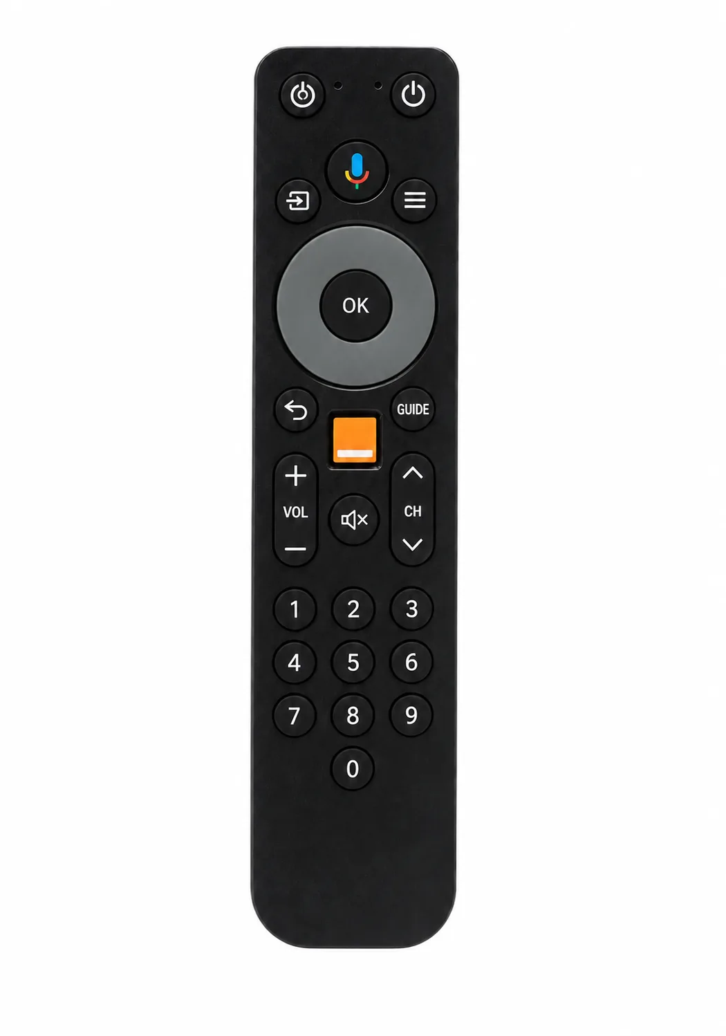 Nouvelle télécommande Orange TV avec boutons repérés
