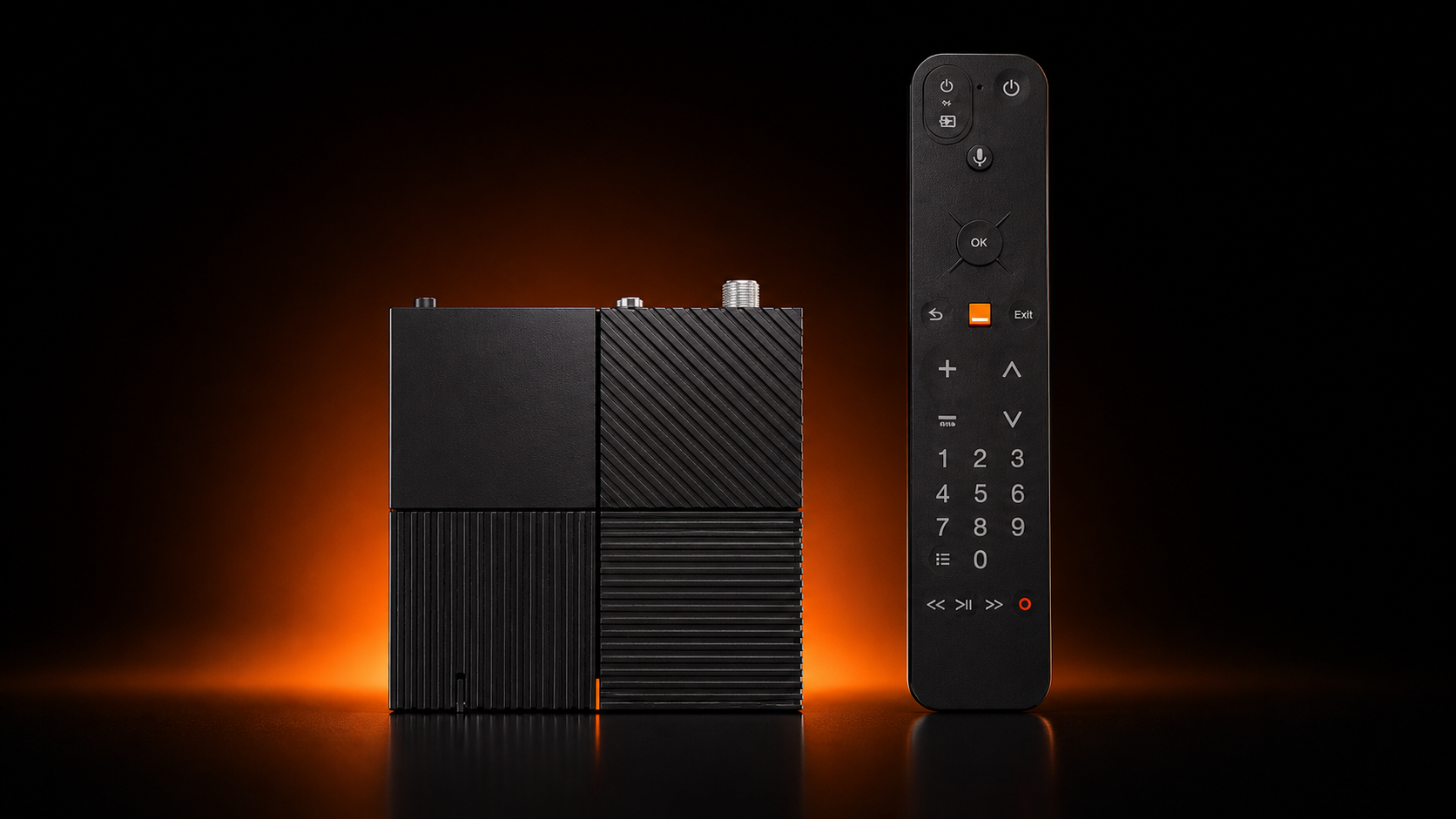 Box Orange TV STB3 et sa télécommande