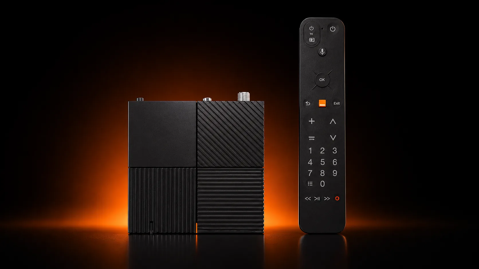 Box Orange TV STB3 et sa télécommande