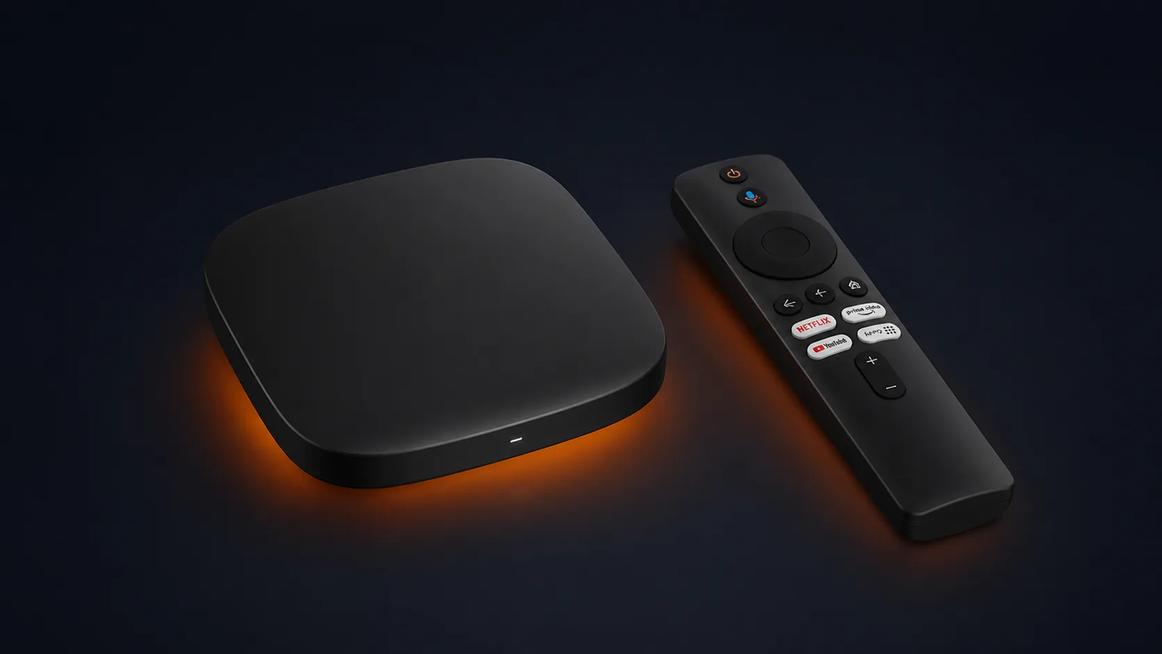 Xiaomi TV Box S avec sa télécommande